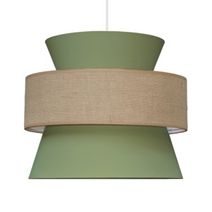 LAMPA SUFITOWA BOHO KLEPSYDRA OLIWKA