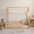 łózko domek montessori bellamy wood nest