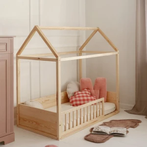 Łóżko domek Montessori 90x200 cm Wood Nest - Bellamy