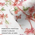 tapeta z motywem kwitnącej wiśni idealna do przytulnego pokoju dziewczynki