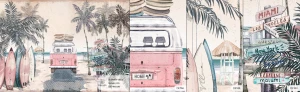 MALUMI SUMMER VIBES PINK - PRÓBKA TAPETY