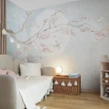 tapeta z magnoliami dla dzieci