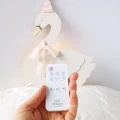 Lampka nocna Łabędź LED z pilotem do pokoju dziecka