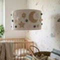 lampa sufitowa do pokoju dziecka księżyc gwiazdy