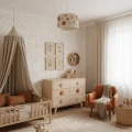 lampa sufitowa do pokoju dziewczynki kwiatki boho