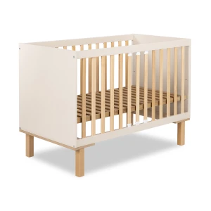 Łóżeczko dziecięce Aura I 60x120 cm szampan-buk - Little Sky