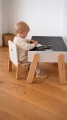 biurko drewniane montessori dla przedszkolaka