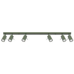 Plafon RING 6L zielony oliwkowy