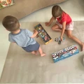 beżowa mata z kauczuku dla dzieci