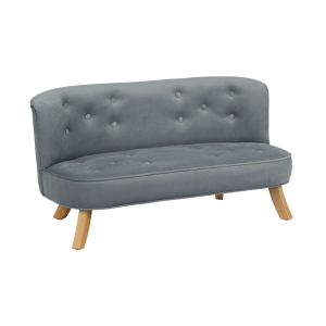 Sofa dziecięca welurowa szara - Somebunny