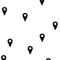 naklejka na ścianę mapa świata