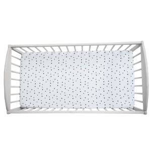 SLEEPEE - PRZEŚCIERADŁO DO ŁÓŻECZKA WE CARE KROPKI 120X60 CM