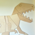 dekoracja na ścianę do pokoju dziecka t.rex