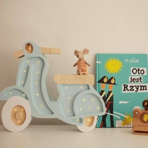 LAMPKA SKUTER LIGHT BLUE - LITTLE LIGHTS 