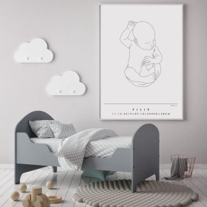 MINIMAL LINE - PERSONALIZOWANA METRYCZKA #2