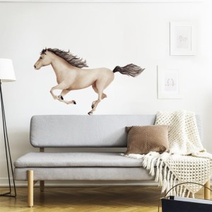 NAKLEJKA NA ŚCIANĘ KOŃ KARMELOWY - YOKO DESIGN