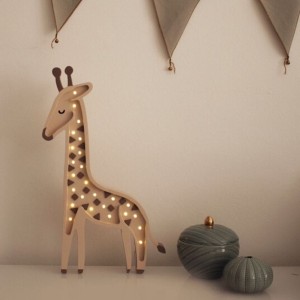 LAMPKA ŻYRAFA SAVANNA BEIGE - LITTLE LIGHTS