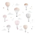 naklejki do pokoju dziewczynki balony