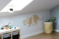 dekoracja na ścianę triceratops