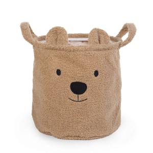 PLUSZOWY POJEMNIK NA ZABAWKI TEDDY BEAR 30X30X30 CM - CHILDHOME