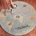 dywan dziecięcy mapa świata the world map oyoy