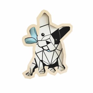 LAMPKA BULDOG NIEBIESKI - UNKY