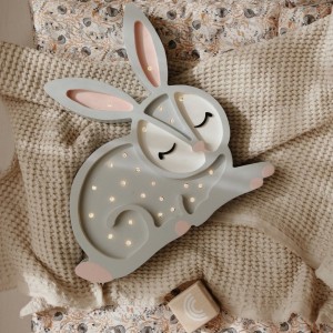 LAMPKA ZAJĄCZEK SZARY - LITTLE LIGHTS 