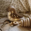 lampka little lights ptaszek mini cofee beige