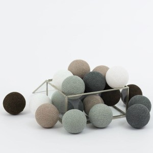 Girlanda świetlna Cotton Balls Chestnut – Wybierz liczbę kulT