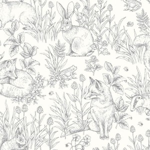 TAPETA DZIECIĘCA NEWBIE FOREST FRIENDS 7478 - BORASTAPETER