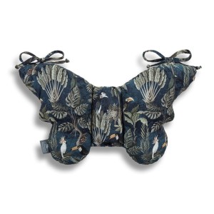 SLEEPEE - PODUSZKA ANTYWSTRZĄSOWA MOTYLEK JUNGLE DARK BLUE