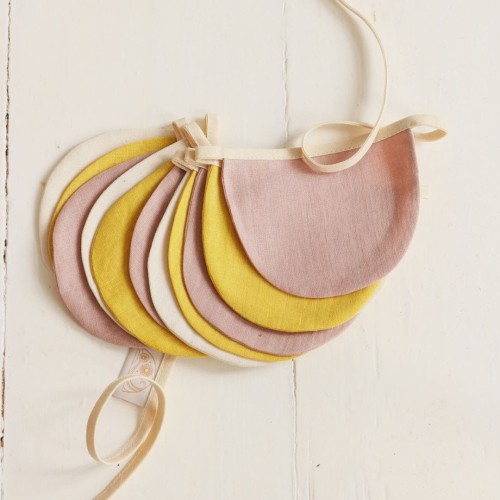 girlanda lniana półksiężyce