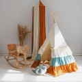 namiot tipi z falbanami
