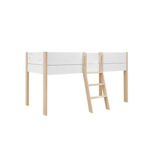 INMONDO - ŁÓŻKO PODNIESIONE 90 CM FUNFLEX BIAŁE