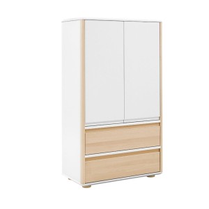 INMONDO - KOMODA WYSOKA 2D2S FUNFLEX BIAŁA