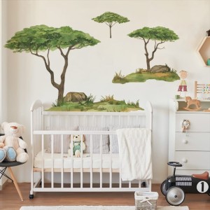 NAKLEJKI NA ŚCIANĘ DRZEWA 3 SZT. KOLEKCJA SAFARI - YOKO DESIGN
