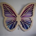 lampka motyl fiolet  niebieski