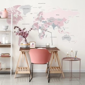 TAPETA MAPA ŚWIATA W24 - YOKO DESIGN