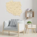 drewniana mapa polski