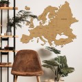 drewniana mapa europy