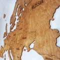 drewniana mapa europy