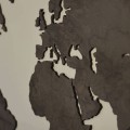 mapa świata ze sklejki