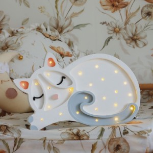 LAMPKA KOTEK BIAŁY - LITTLE LIGHTS