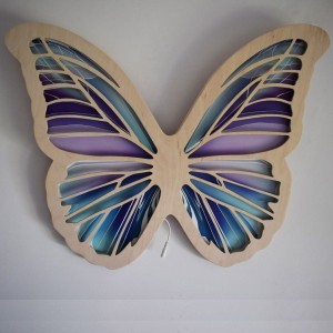 UNKY - KIDS NIGHT LAMP BUTTERFLY VIOLET