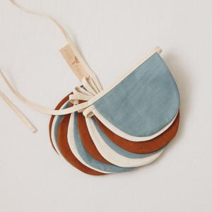 MOI MILI - LINEN GARLAND WITH HALF MOONS CIRCUS