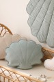 big decorative cushion shell powder mint