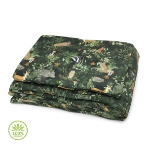 MAKASZKA - BAMBOO BEDDING WITH FILLING WOODLAND 120x170 CM
