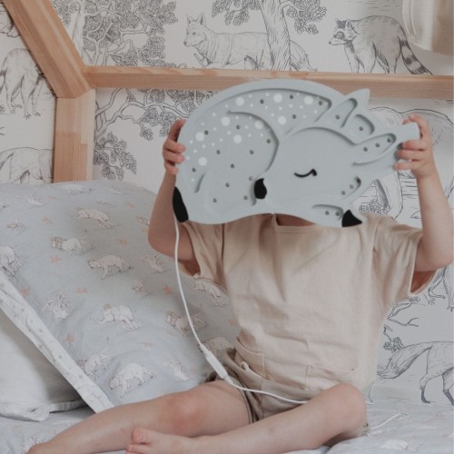 deer lamp gray