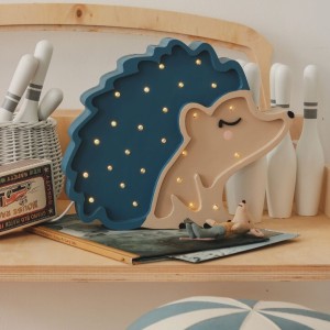 LITTLE LIGHTS - HEDGEHOG LAMP FAIRYTALE BLUE