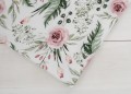 baby swaddle with flowers